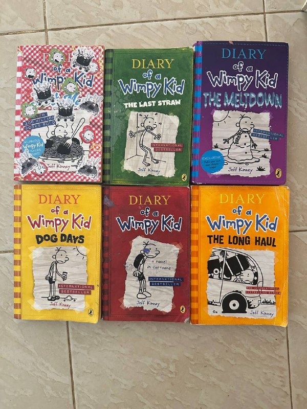 Книги на английском Diary of a Wimpy Kid (8-12 лет)